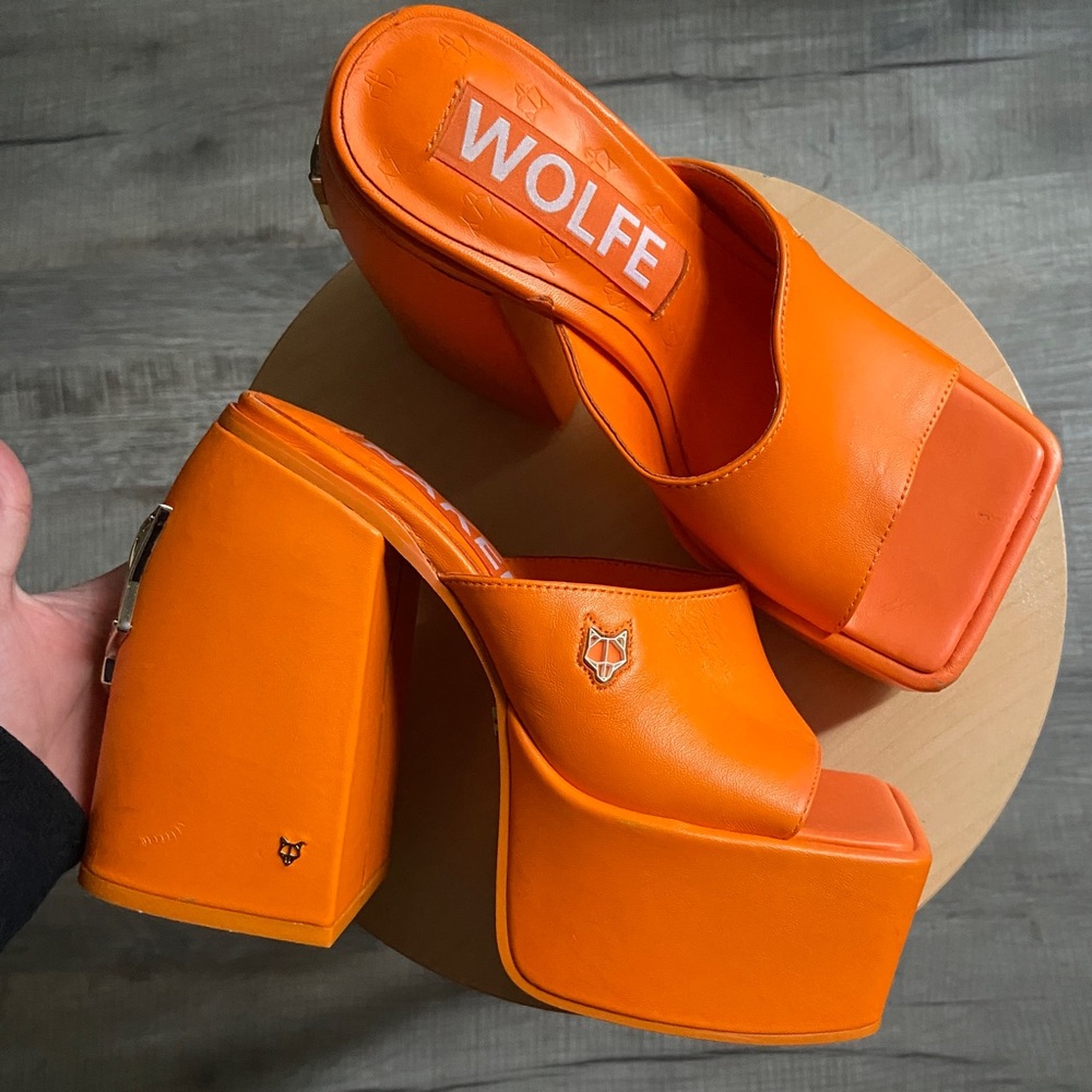 Naked Wolfe Platform Heels